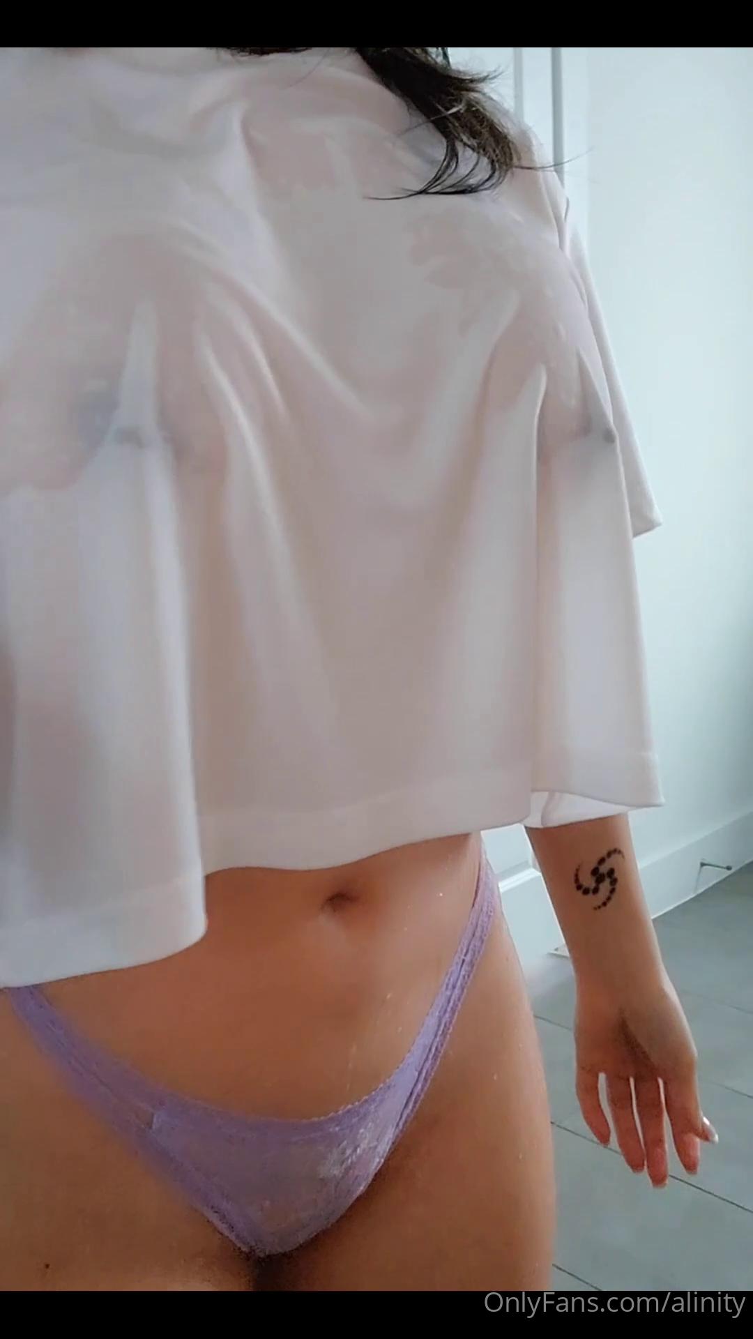 alinity nude nipple wet t shirt onlyfans video leaked amlbwo