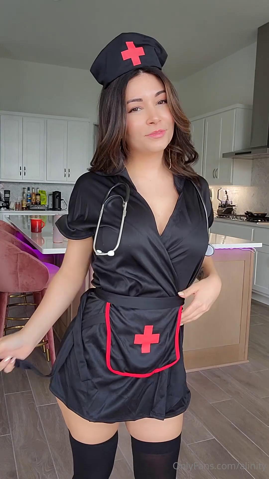 alinity nude nurse costume strip onlyfans video leaked qkzlfs