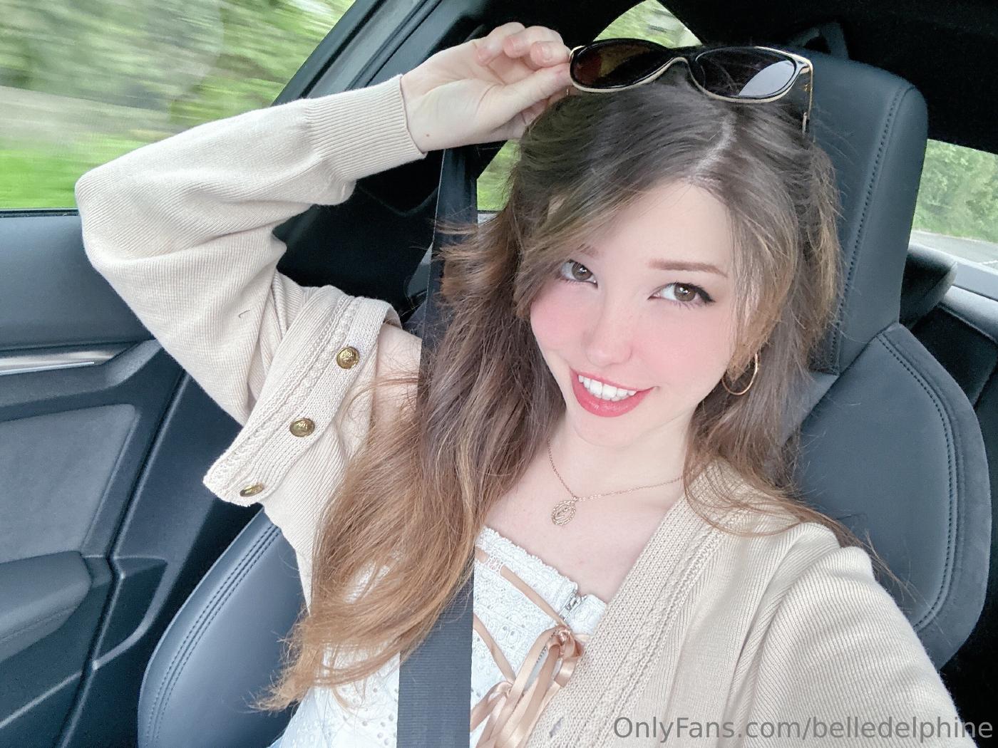 belle delphine casual car selfies onlyfans set leaked qvruuw