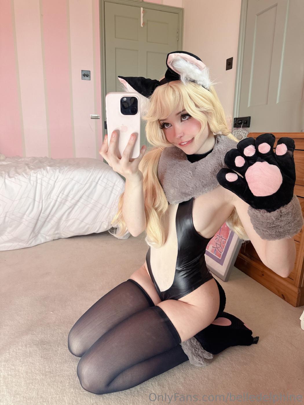 belle delphine sexy bad little kitten onlyfans set leaked gppacn