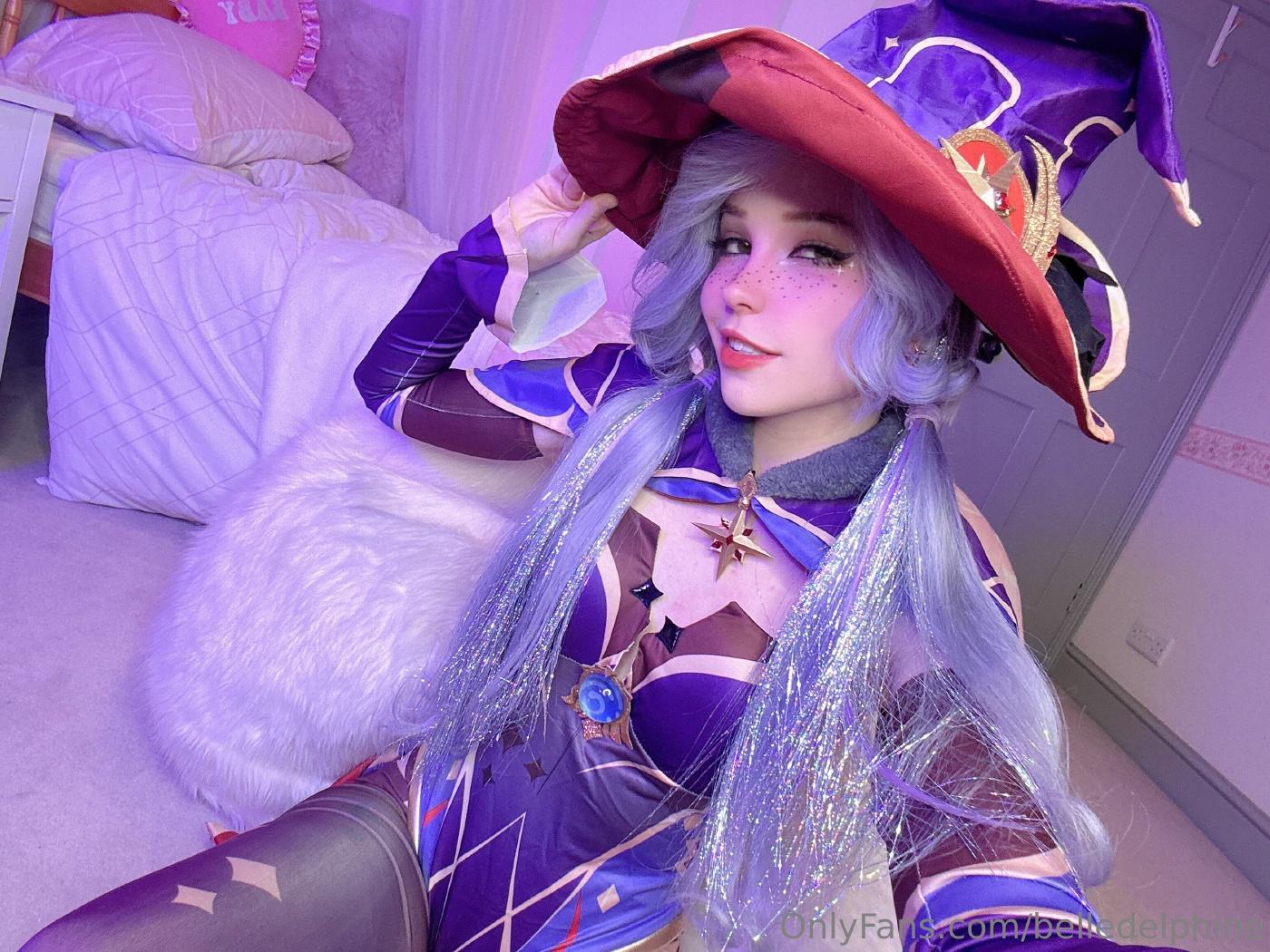 belle delphine sexy mona cosplay onlyfans set leaked