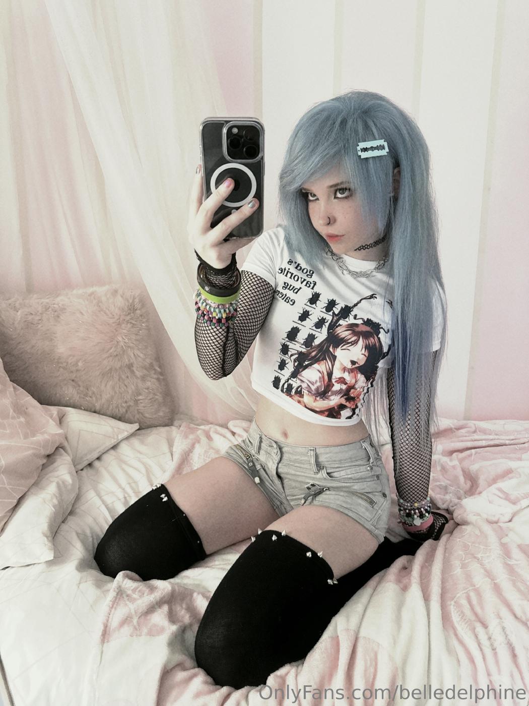 belle delphine sexy nostalgic emo onlyfans set leaked kcgoii