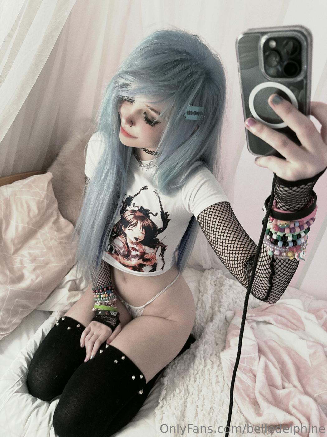 belle delphine sexy nostalgic emo onlyfans set leaked osglky