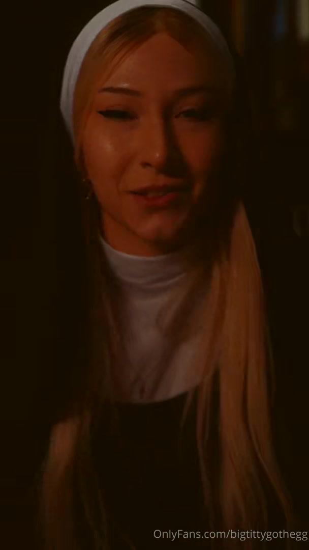 bigtittygothegg blowjob nun role play onlyfans video leaked lrfkrp