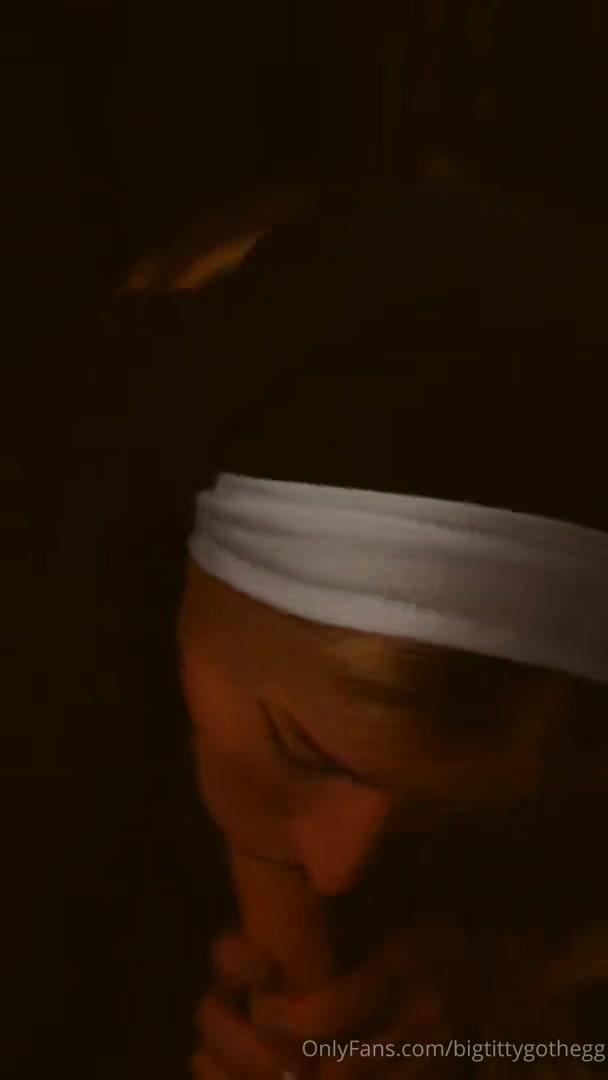 bigtittygothegg blowjob nun role play onlyfans video leaked sbuwrr