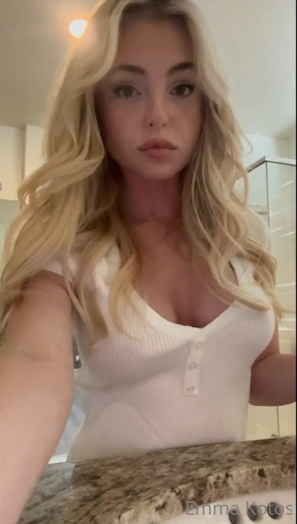 emma kotos nude teeth brushing onlyfans video leaked hfwzyp
