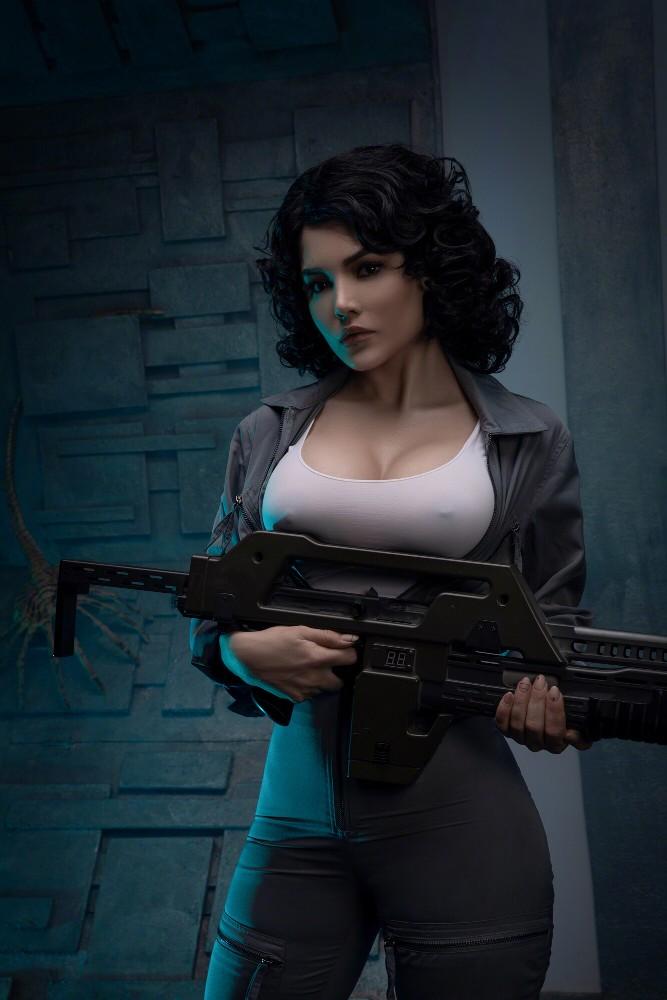 kalinka fox ellen ripley cosplay onlyfans set leaked sddptv