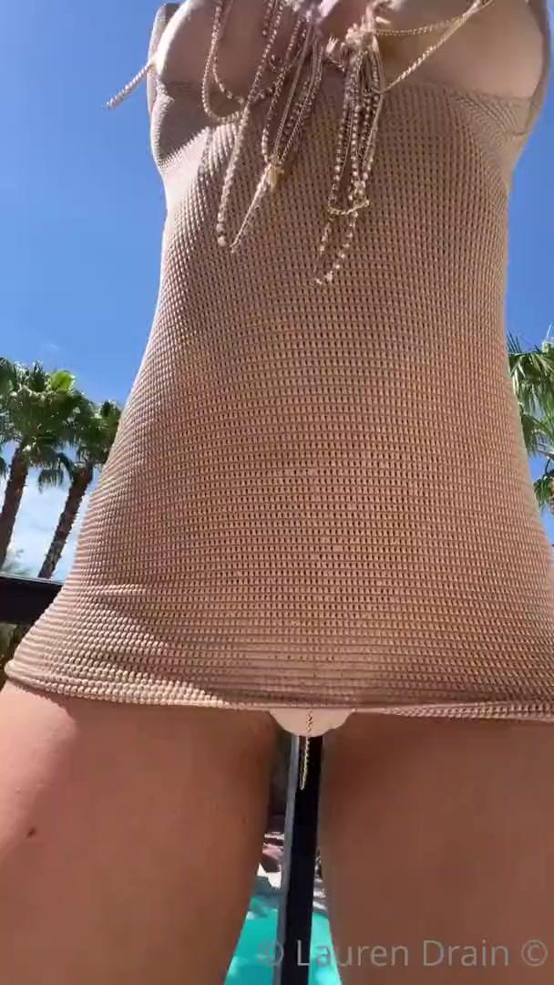 lauren drain see through dress strip onlyfans video leaked jmzoya