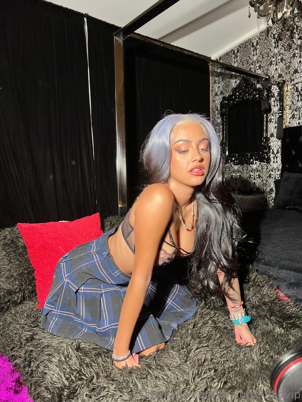 malu trevejo nude nipple see through lingerie onlyfans set leaked