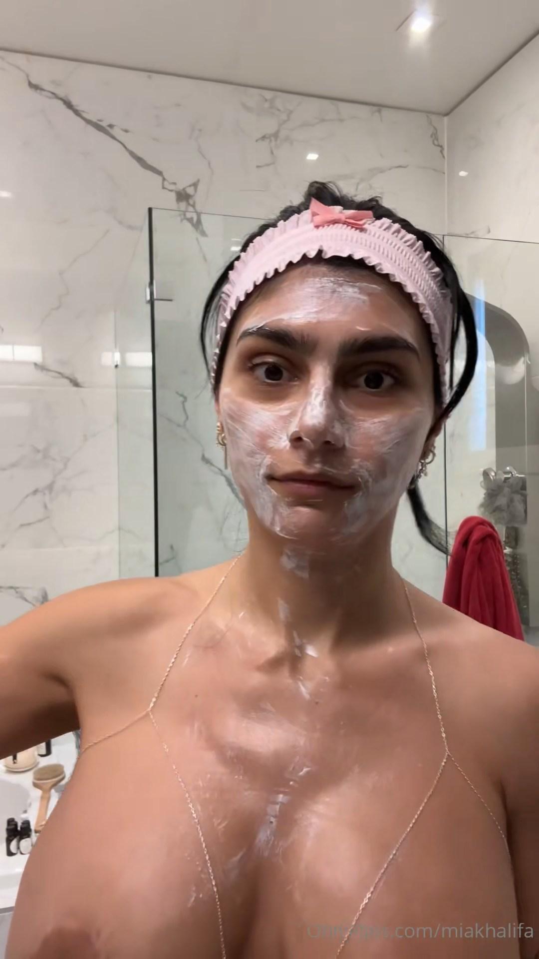 mia khalifa nude shower prep part 2 onlyfans video leaked atbjco