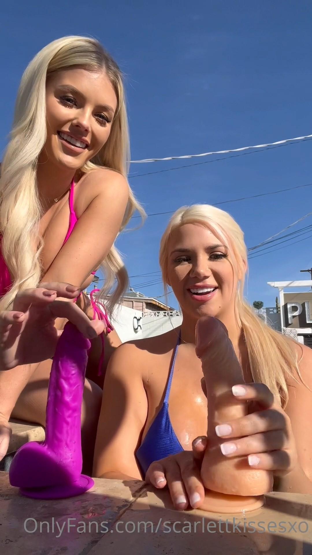 scarlettkissesxo pool dildo joi onlyfans video leaked eydaep 1