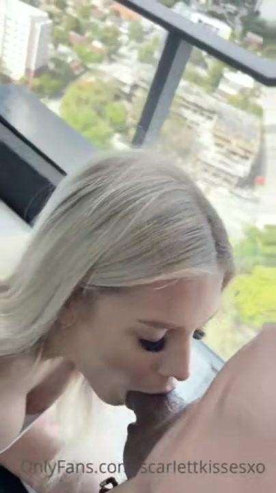 scarlettkissesxo pov balcony blowjob onlyfans video leaked umqopd
