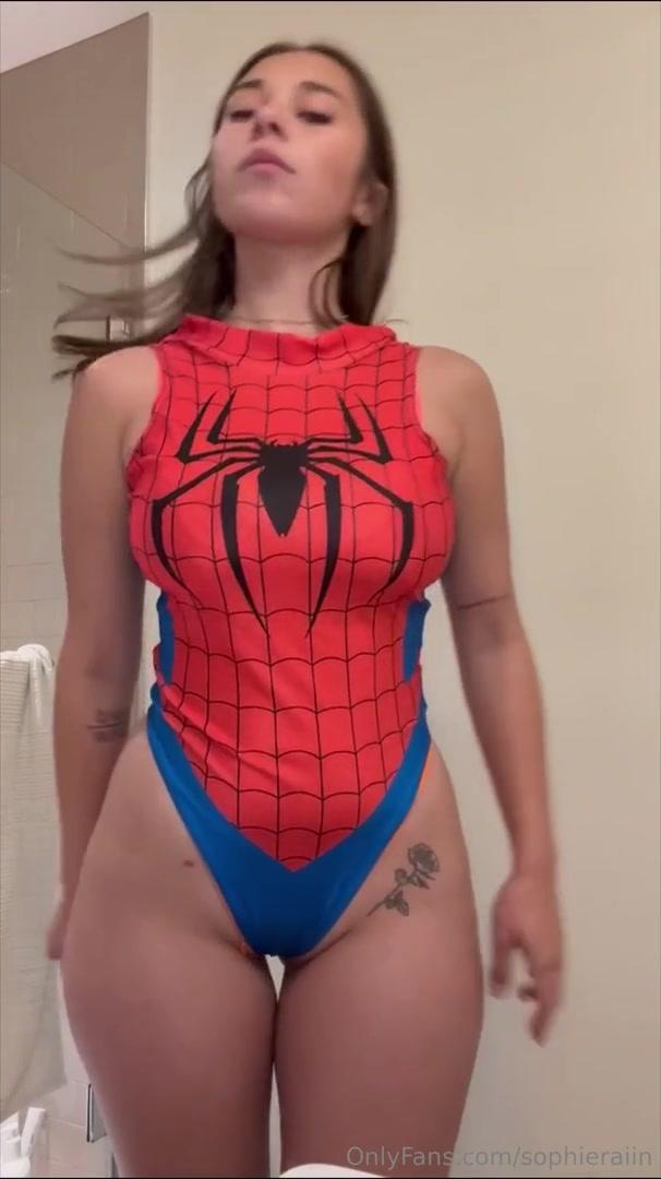 sophie rain spider girl cosplay onlyfans video leaked ofovyl