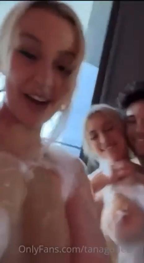 tana mongeau nude bathtub threesome onlyfans video leaked knethg