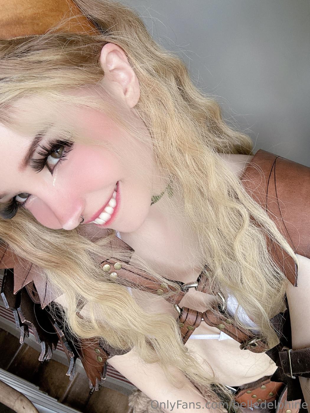 belle delphine sexy viking warrior cosplay onlyfans set leaked fvvucv