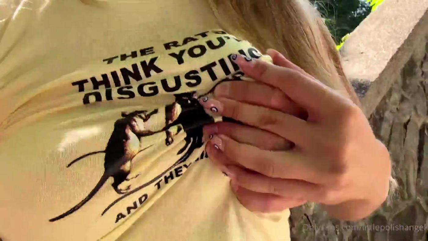 littlepolishangel nude public flashing onlyfans video leaked spalwt