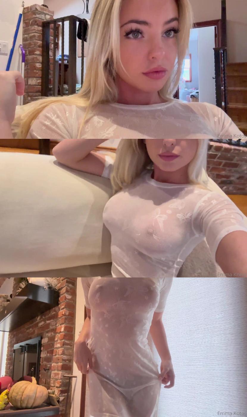 emma kotos nude see through dress onlyfans video leaked ecztks 1