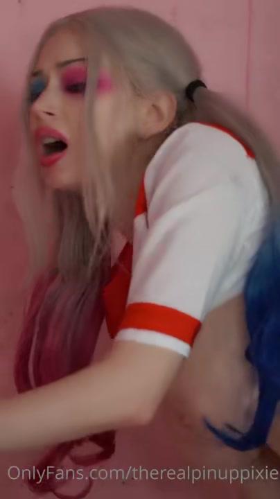 pinup pixie harley quinn sex onlyfans video leaked bhqqup