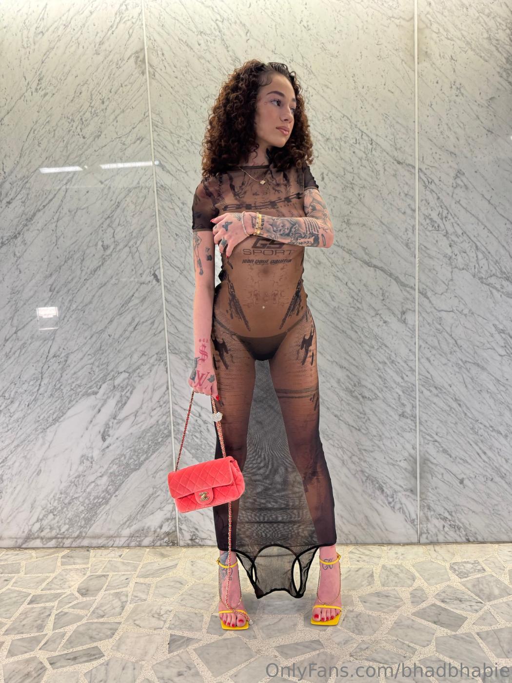 bhad bhabie nude sheer topless dress onlyfans set leaked kamelo