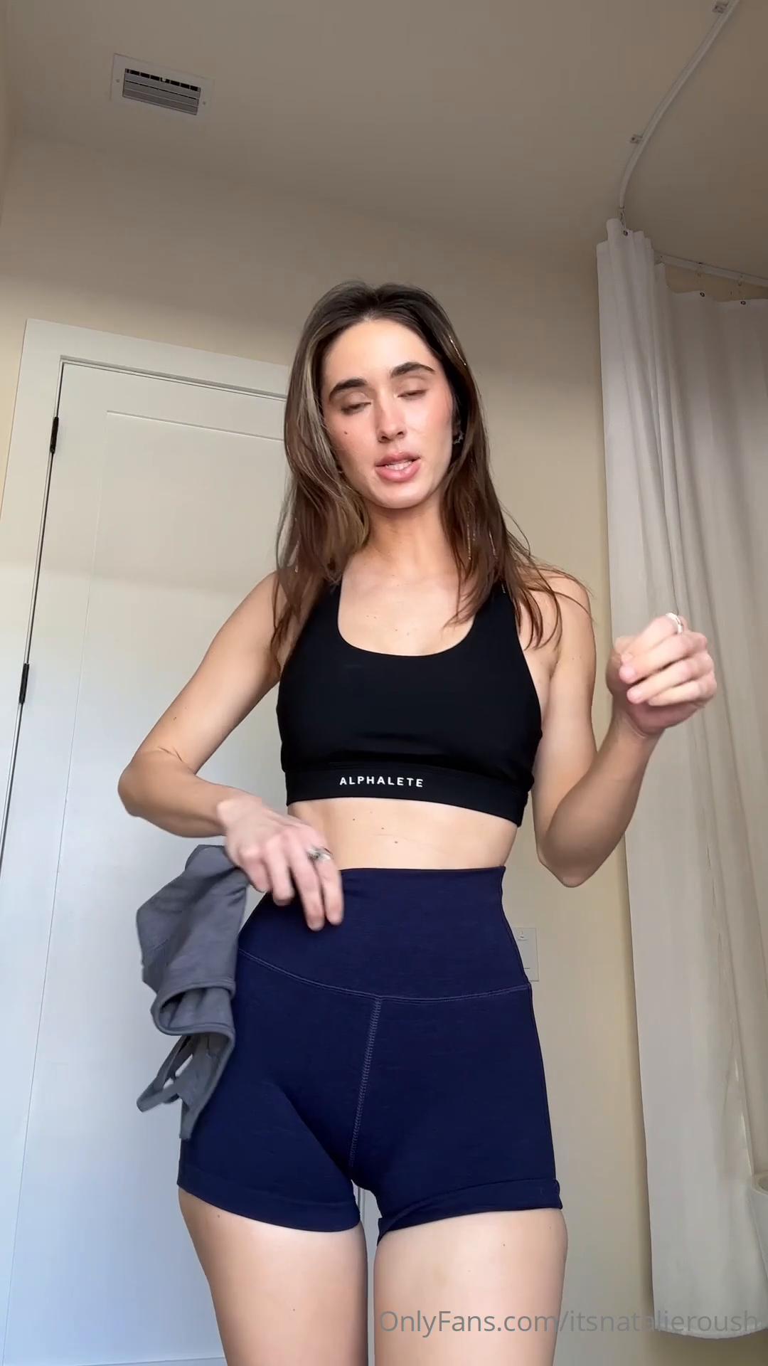 natalie roush active wear try on haul onlyfans video leaked vwdnru