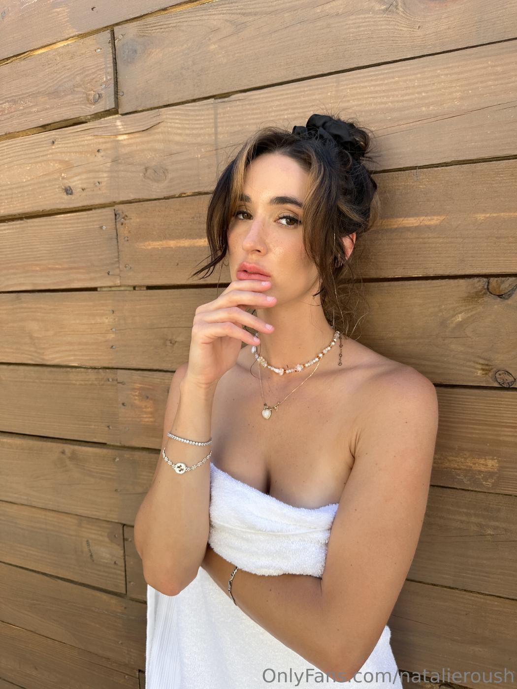 natalie roush teasing bath robe onlyfans set leaked rclplv