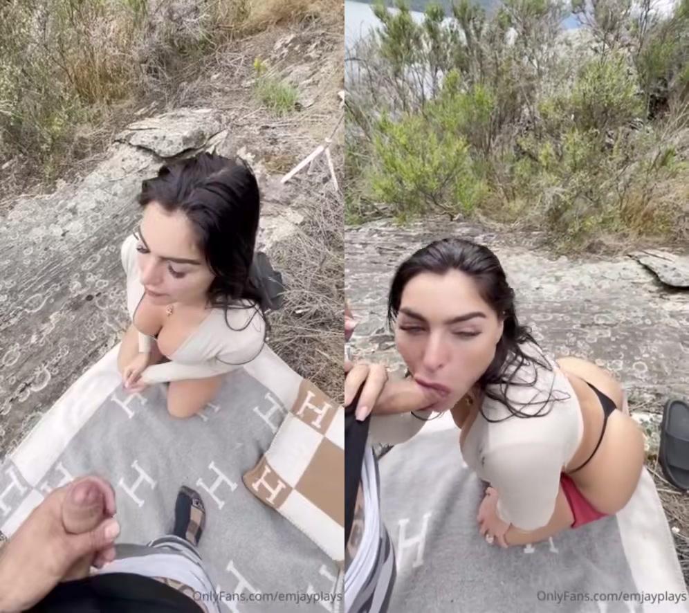 emily rinaudo outdoor pov blowjob onlyfans video leaked yhcopn 1