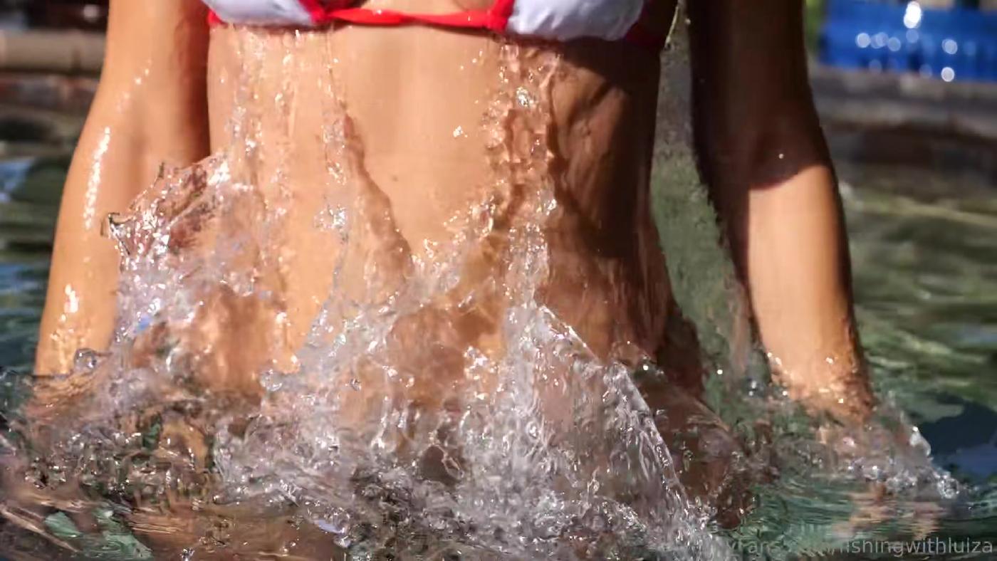 fishing with luiza barros bikini tease onlyfans video leaked