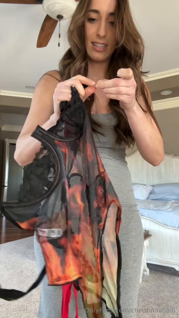 christina khalil sexy firefighter costume onlyfans video leaked hccjmb