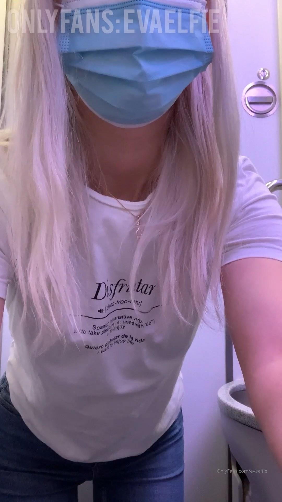 eva elfie nude airplane bathroom tease onlyfans video leaked