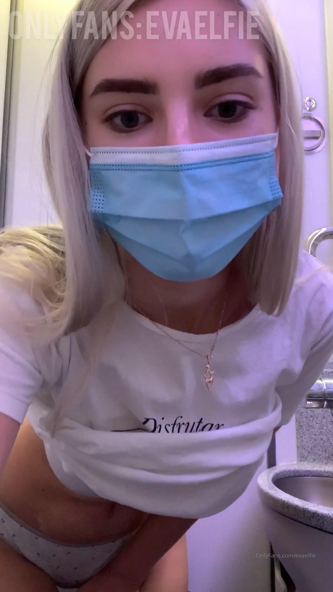 eva elfie nude airplane bathroom tease onlyfans video leaked