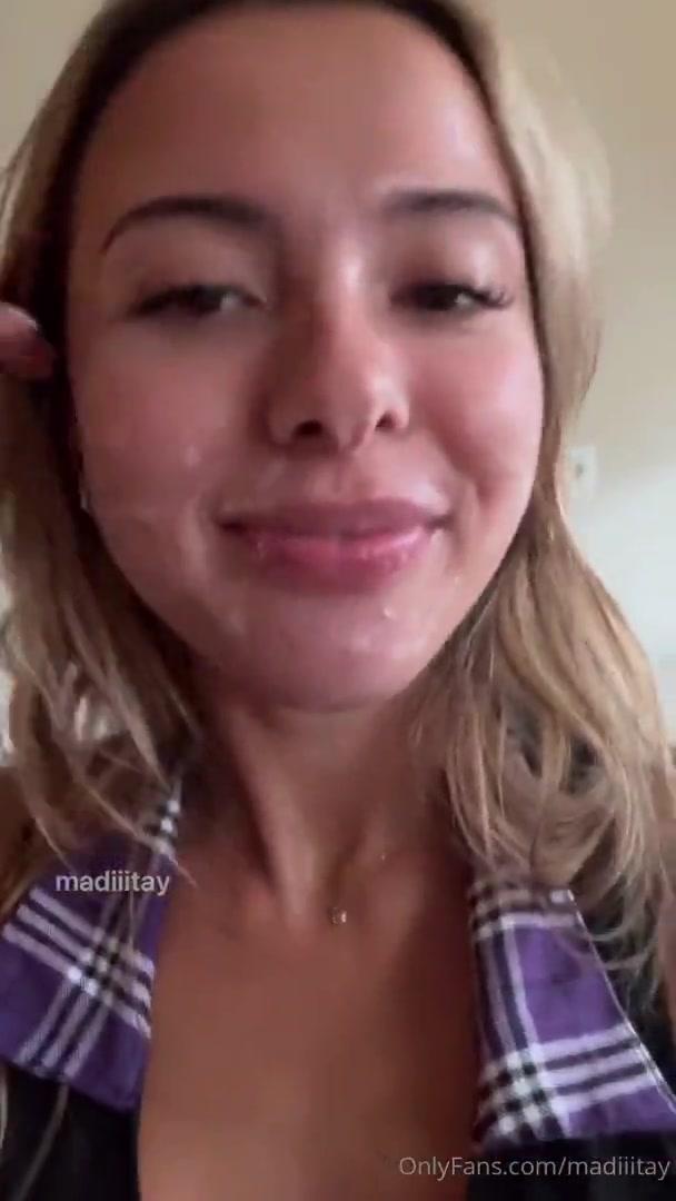 madiiitay pov blowjob cumshot facial onlyfans video leaked uamemf 1