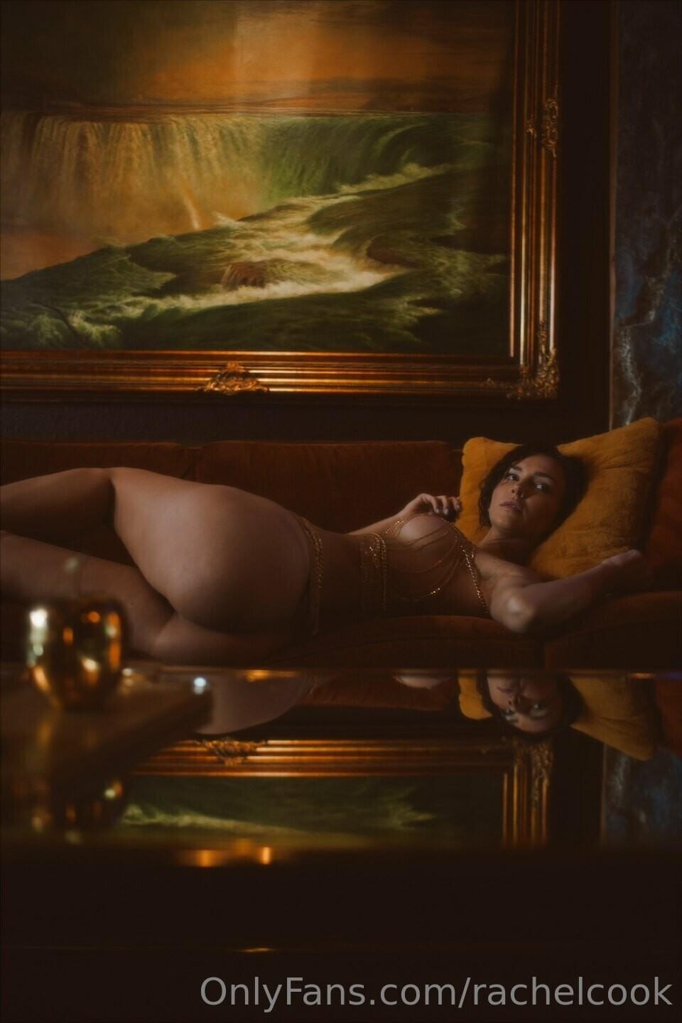 rachel cook nude chain lingerie posing set leaked kbjvrm