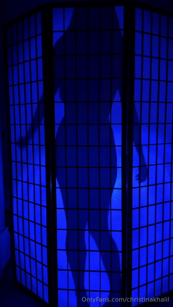 christina khalil silhouette striptease onlyfans video leaked