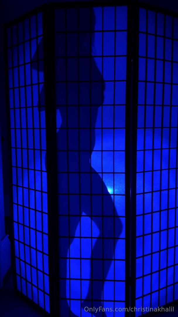 christina khalil silhouette striptease onlyfans video leaked