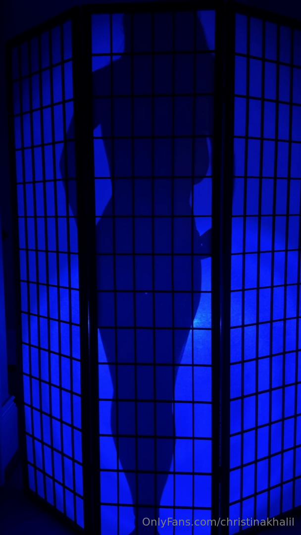 christina khalil silhouette striptease onlyfans video leaked