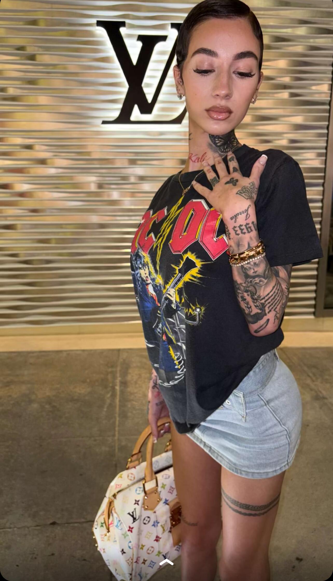 bhad bhabie sexy high heels outfit onlyfans set leaked mzdmcp influencers gonewild