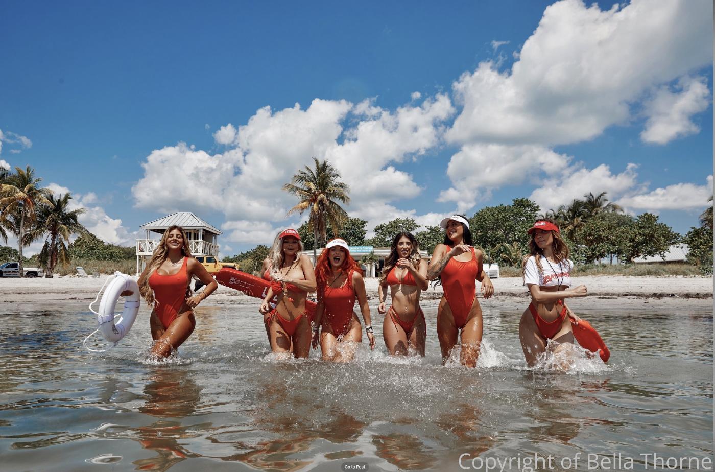 bella thorne baywatch swimsuit onlyfans set leaked zgmpss influencersgonewild