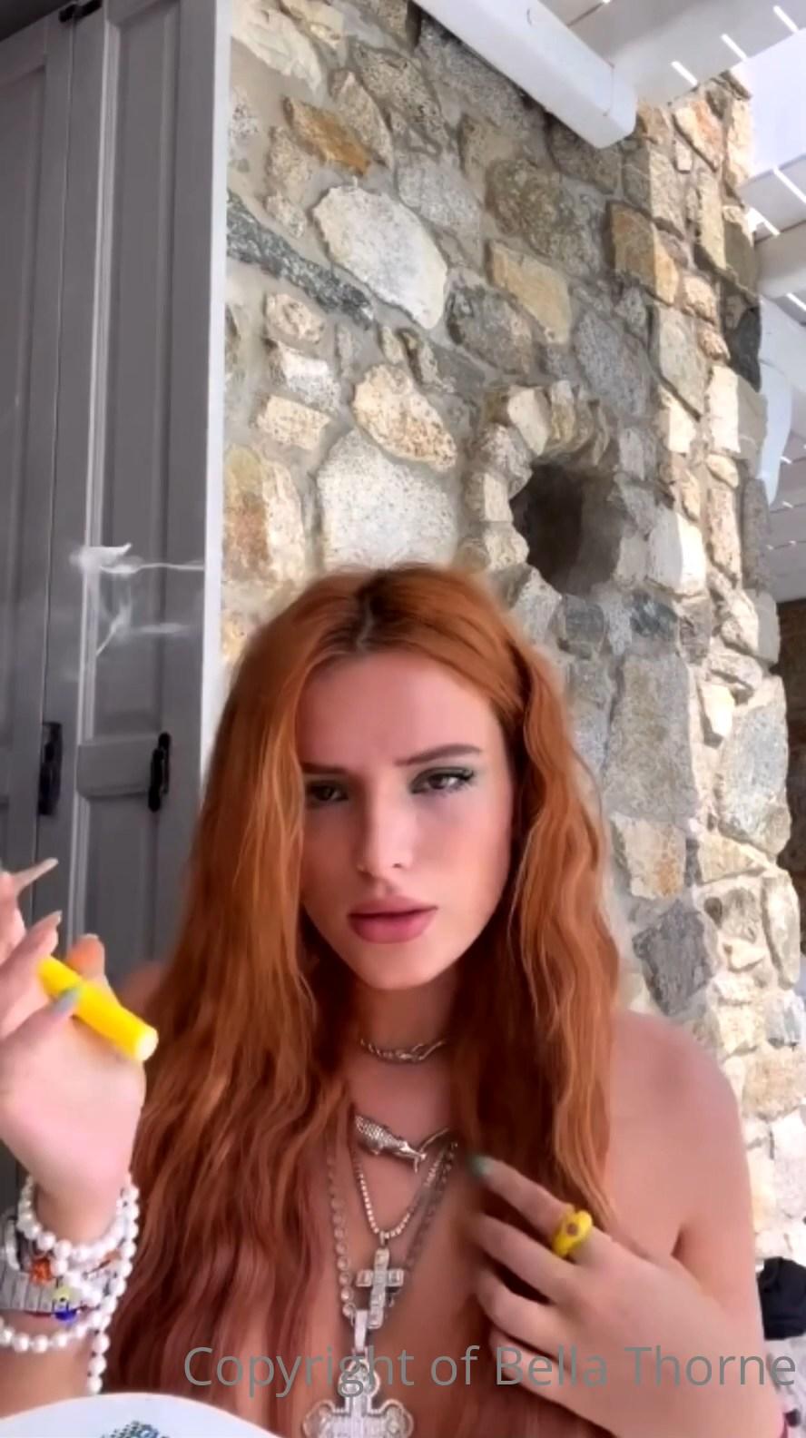 bella thorne nipple slip topless onlyfans video leaked tycutl influencersgonewild