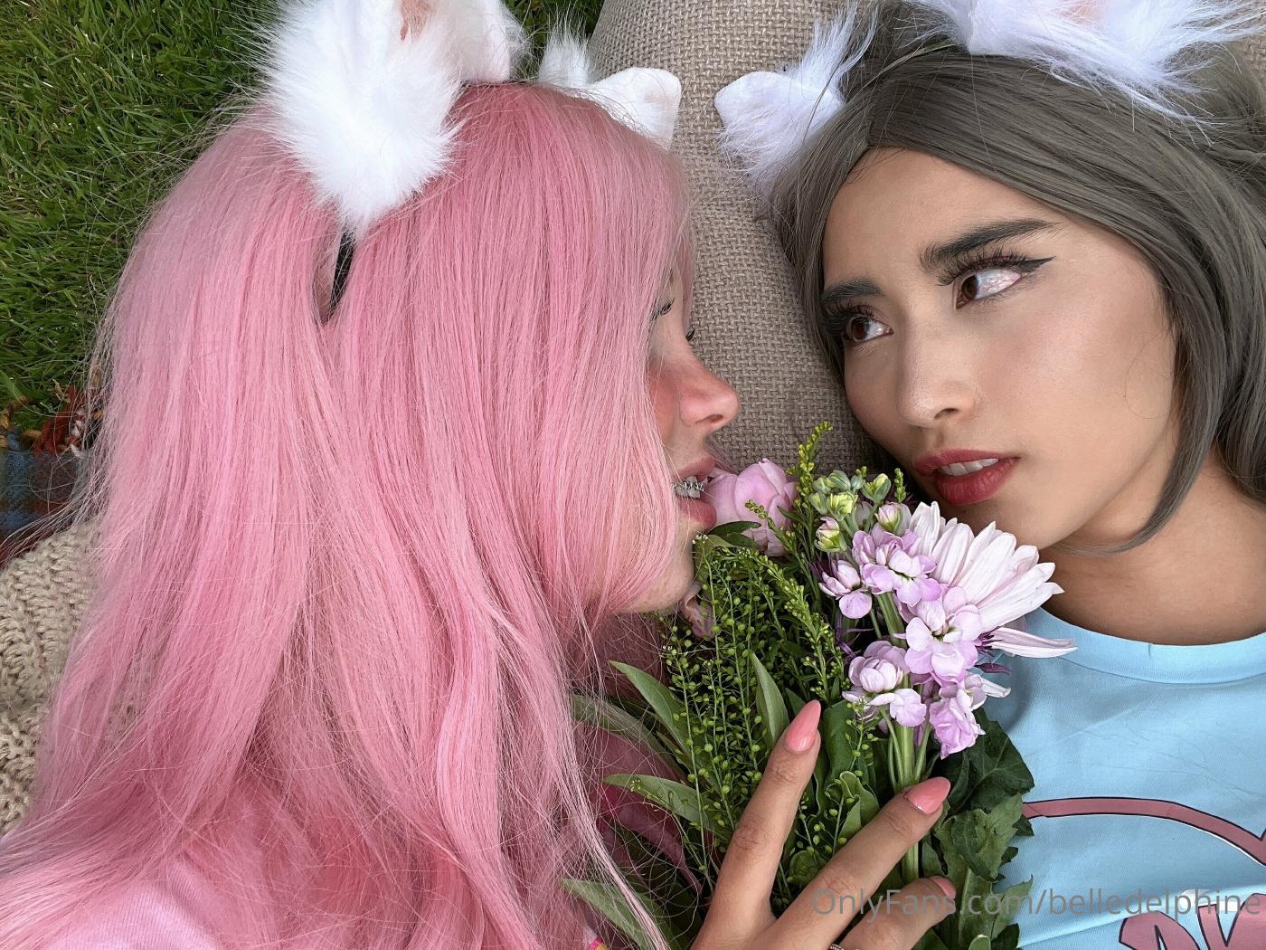 belle delphine bunny picnic collab onlyfans set leaked yruljv influencersgonewild