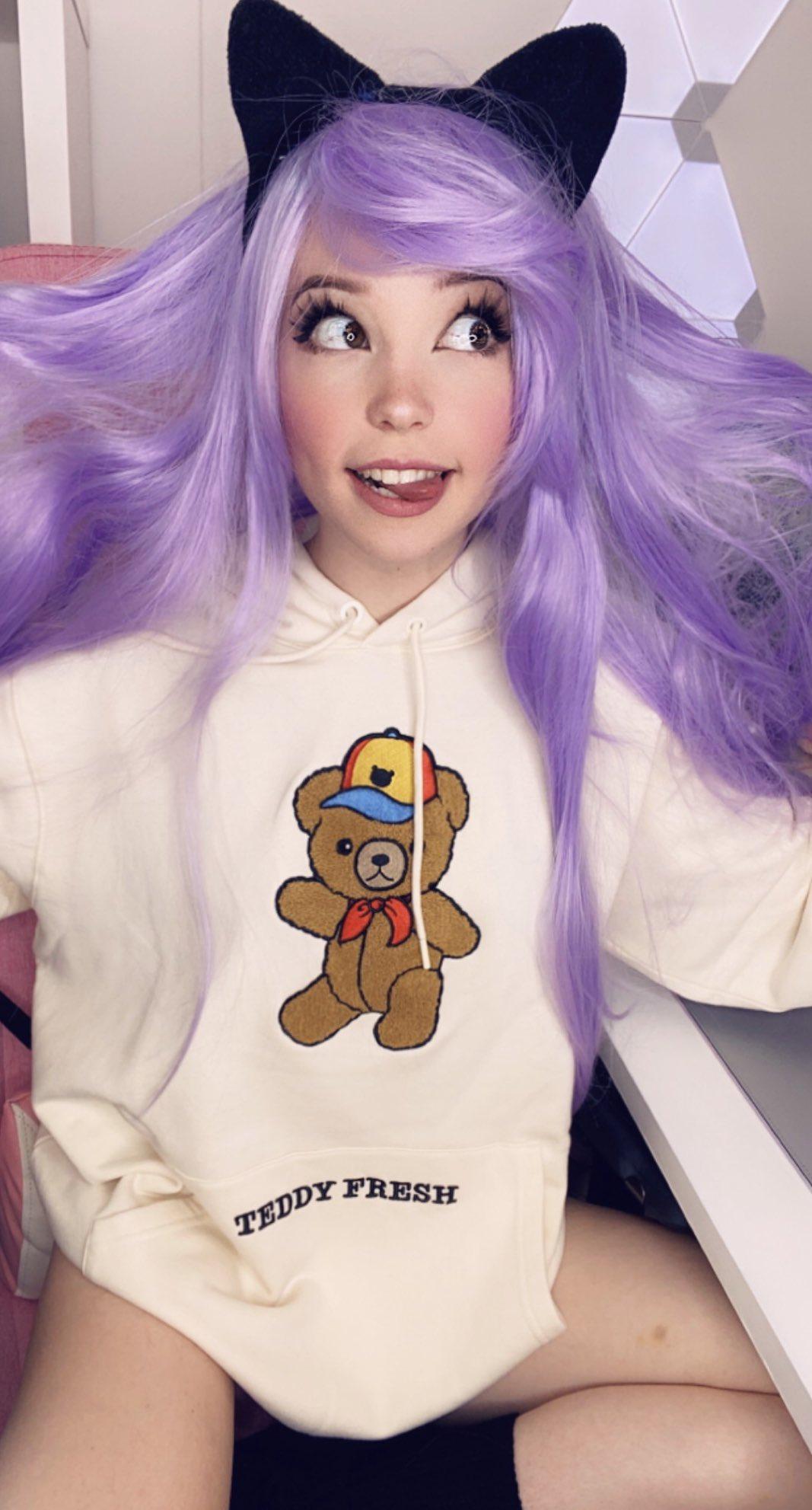 belle delphine teddy fresh sweatshirt onlyfans set ochtdm influencersgonewild
