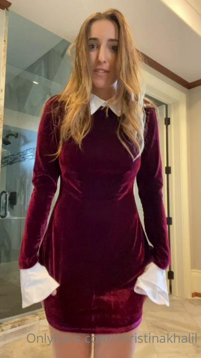 christina khalil topless school girl strip onlyfans video leaked ifaxgf influencersgonewild