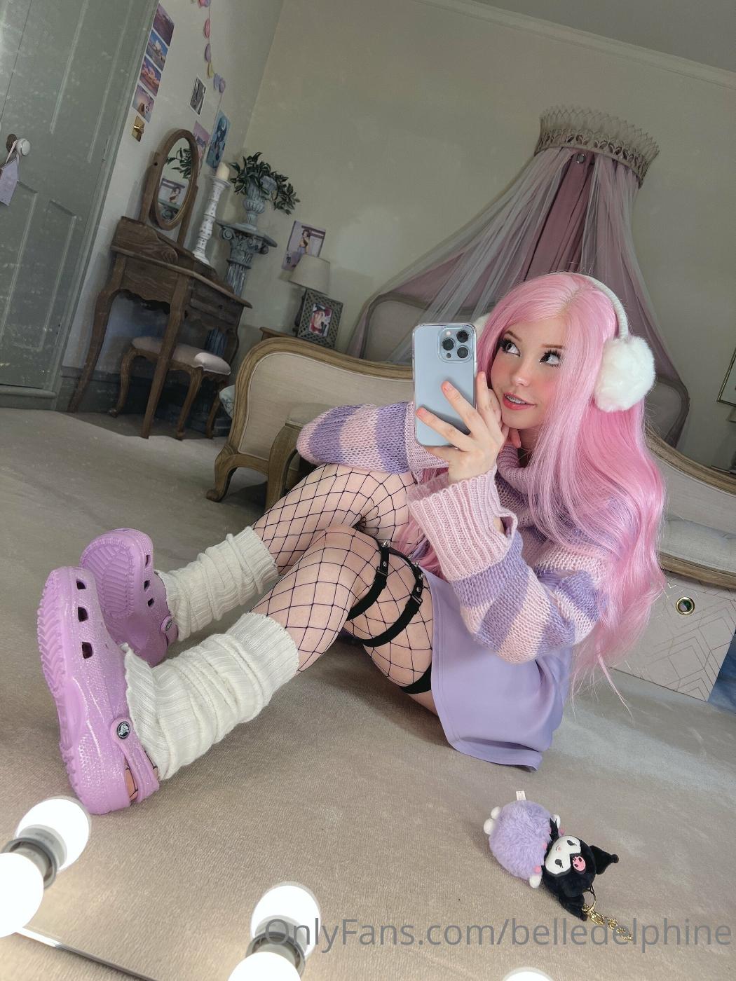 belle delphine purple crocs full onlyfans set leaked befzgn influencersgonewild