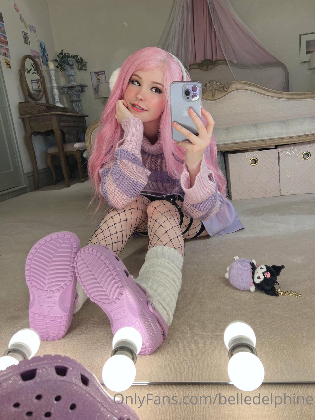 belle delphine purple crocs full onlyfans set leaked exjkox influencersgonewild