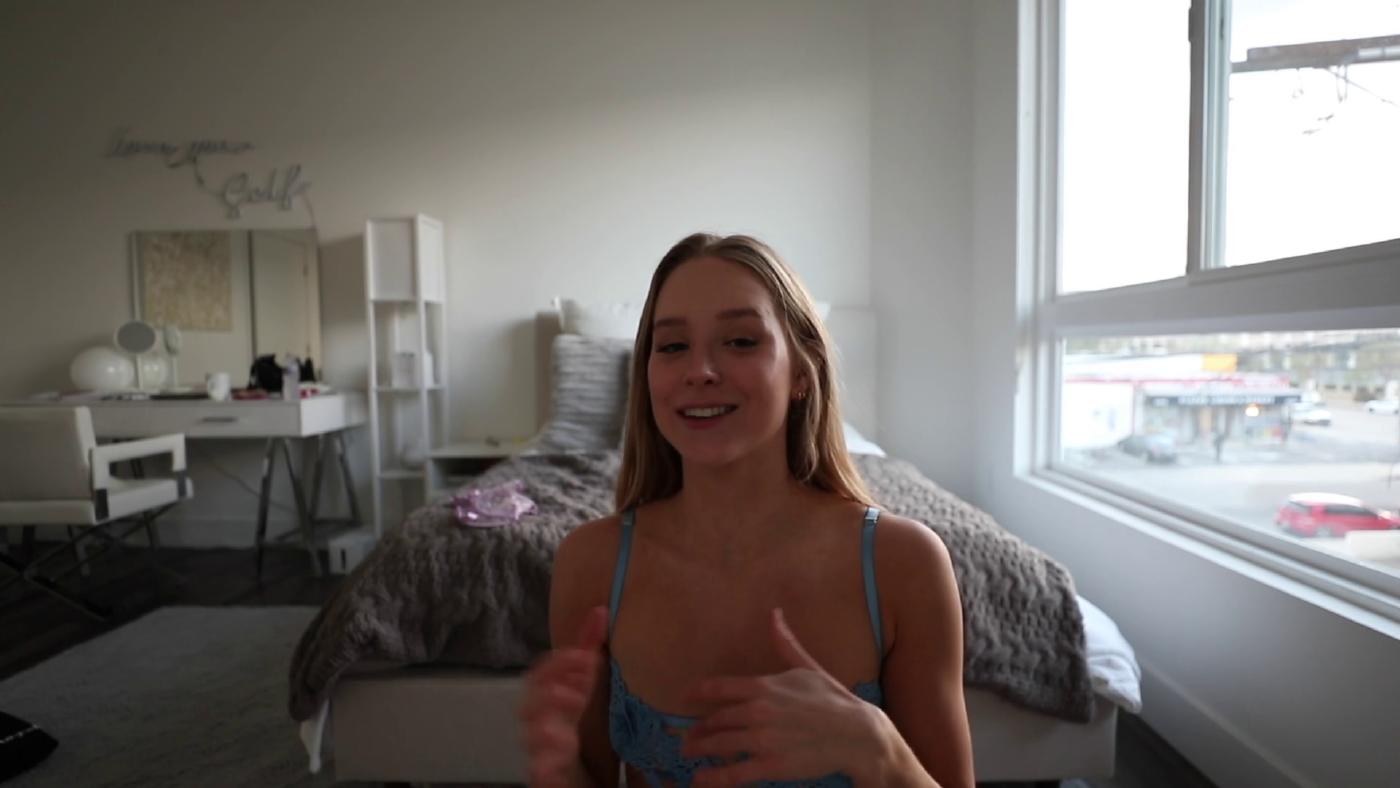caroline zalog flower lingerie haul video leaked gsebyt influencersgonewild