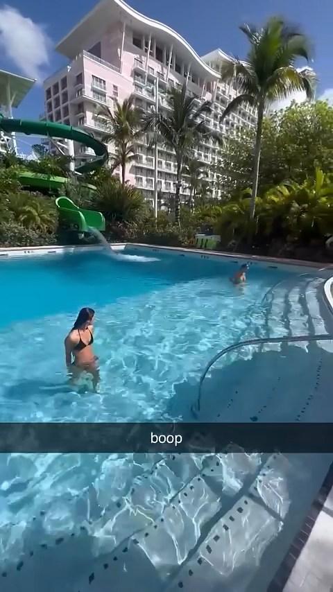 charli damelio bikini waterpark video leaked fxadhx influencersgonewild