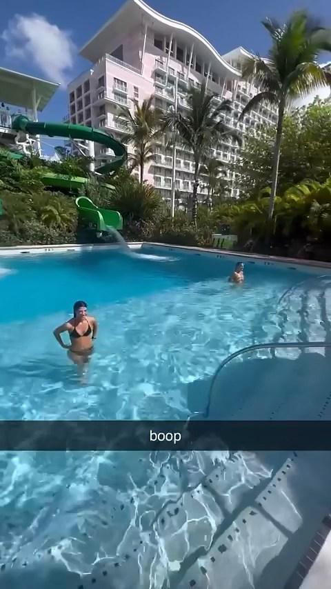 charli damelio bikini waterpark video leaked ngwils influencersgonewild