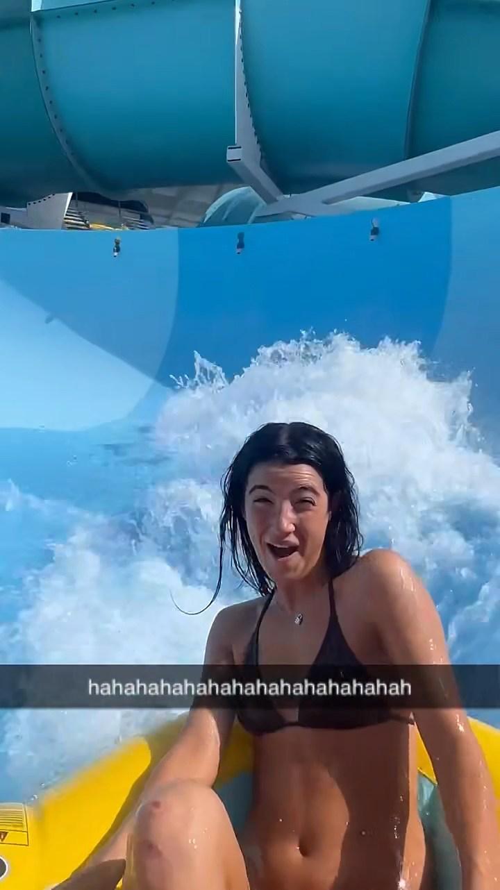 charli damelio bikini waterpark video leaked rurqon influencersgonewild