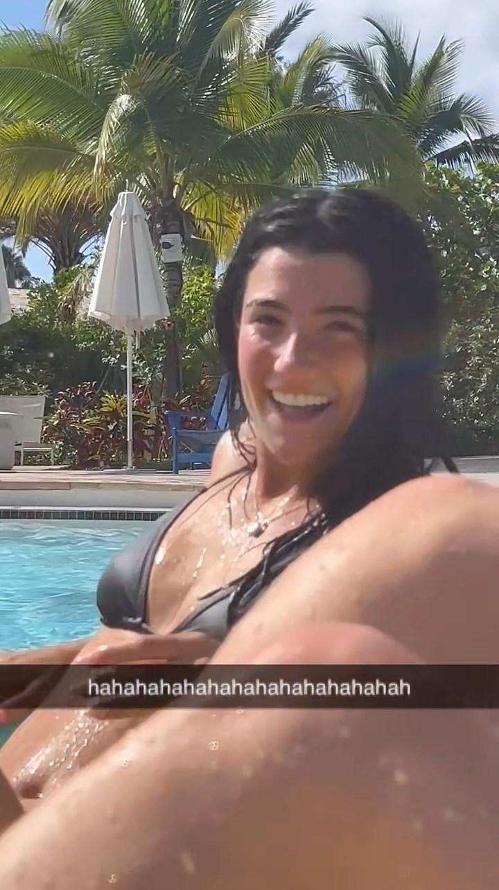 charli damelio bikini waterpark video leaked sknxdk influencersgonewild