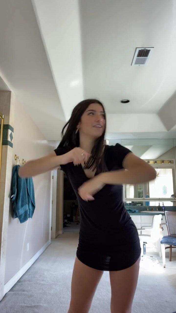 charli damelio see through mini dress dance video leaked mnjxjz influencersgonewild
