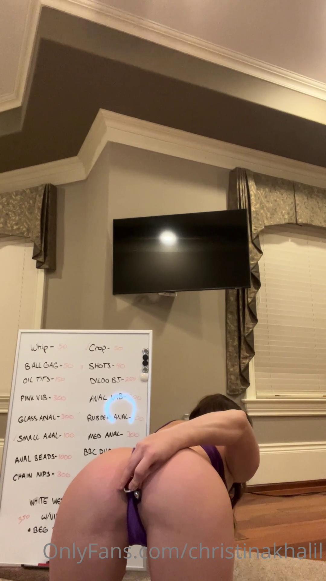 christina khalil butt plug january onlyfans livestream leaked ztnugh influencersgonewild